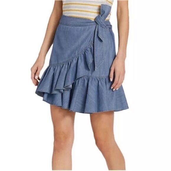 Veronica Beard Memphis wrap skirt - Picture 1 of 9